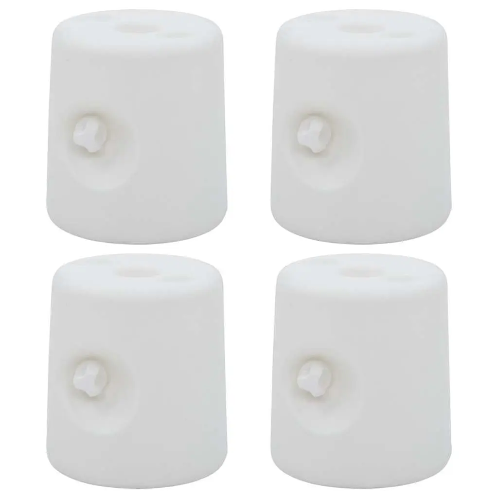 Gazebo Weights Stabiliser Base 4 Piece Set Fillable White