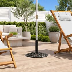 Reliable Cast Iron Umbrella Base - Stability You Can Trust