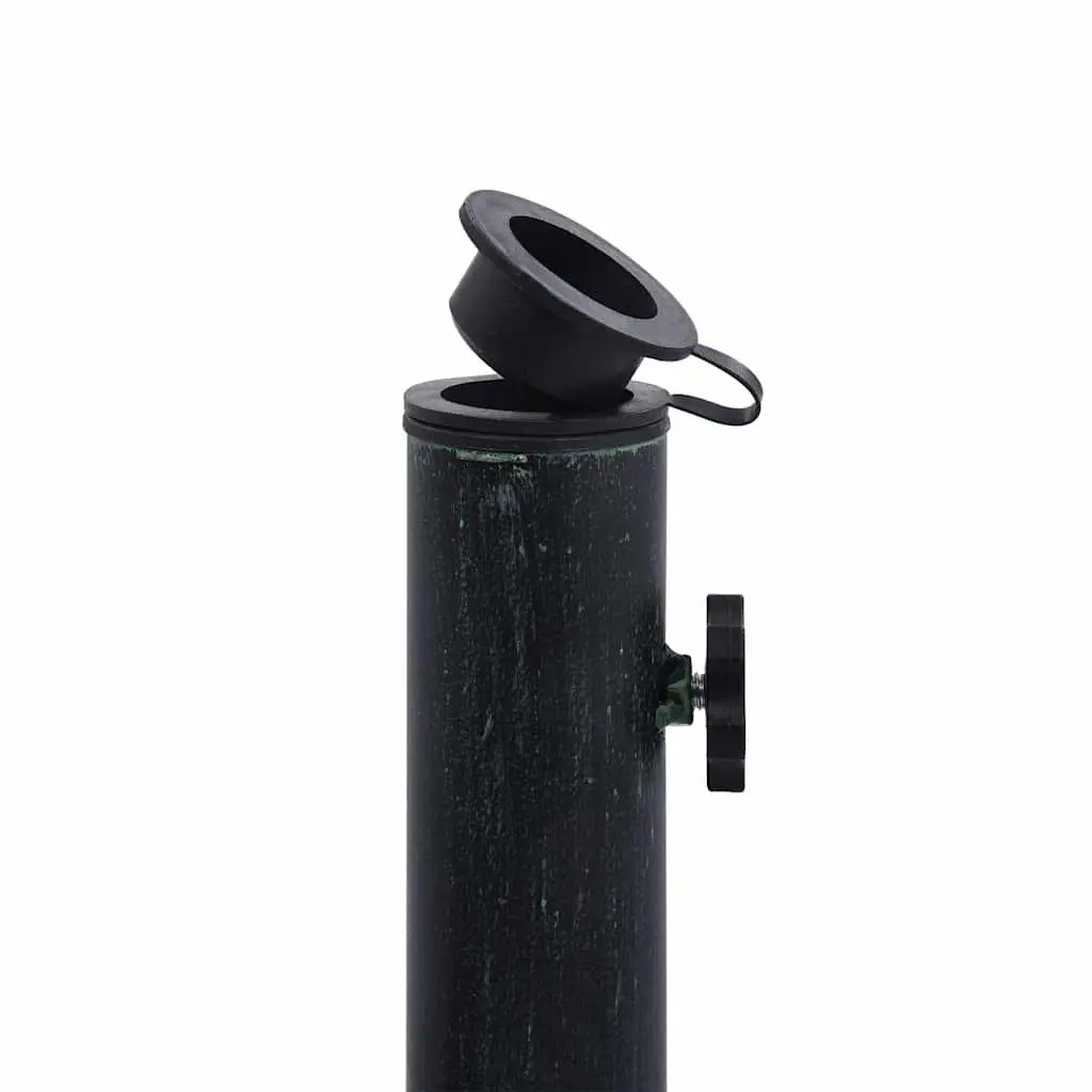 Cast Iron Umbrella Base 40cm Green Outdoor Parasol Holder Garden стабилизатор