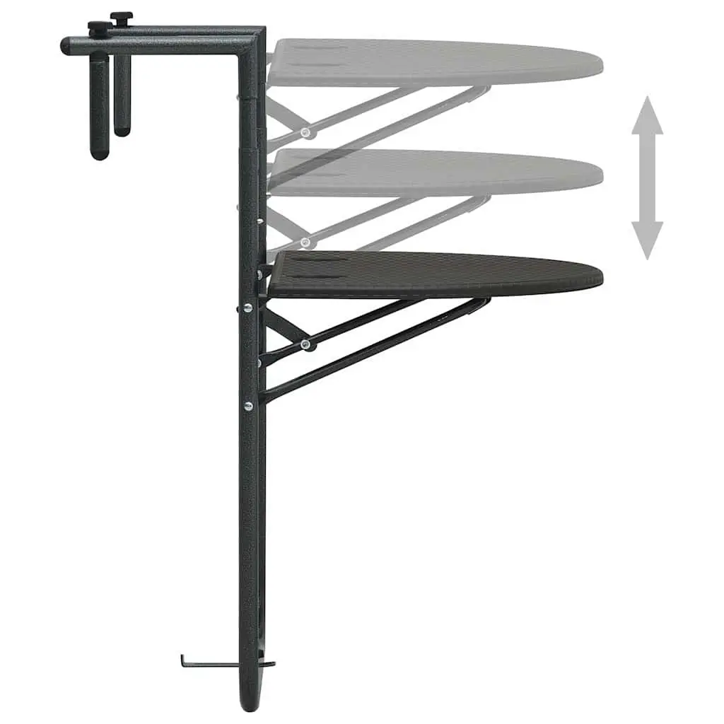 Hanging Balcony Table with Sturdy Build