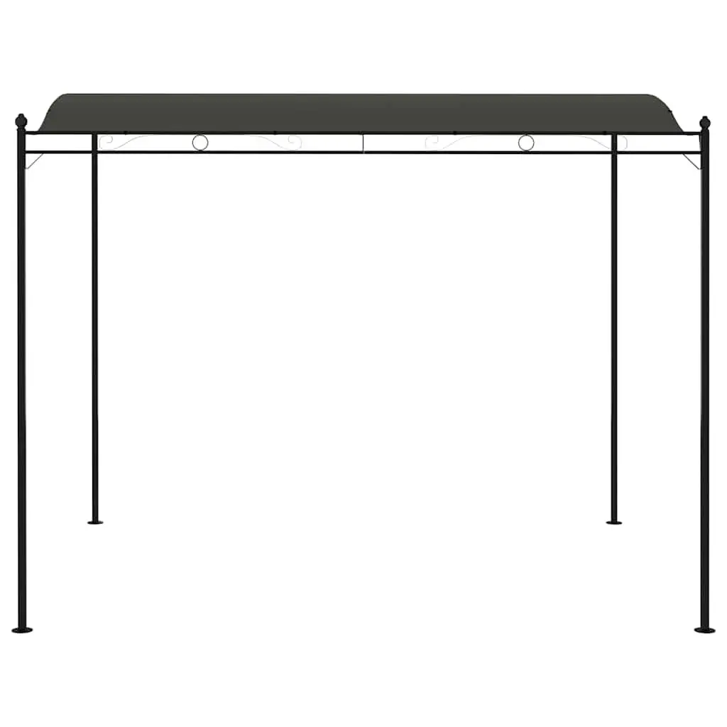 Sunshade Awning Outdoor Canopy 3 x 2.4 m Anthracite