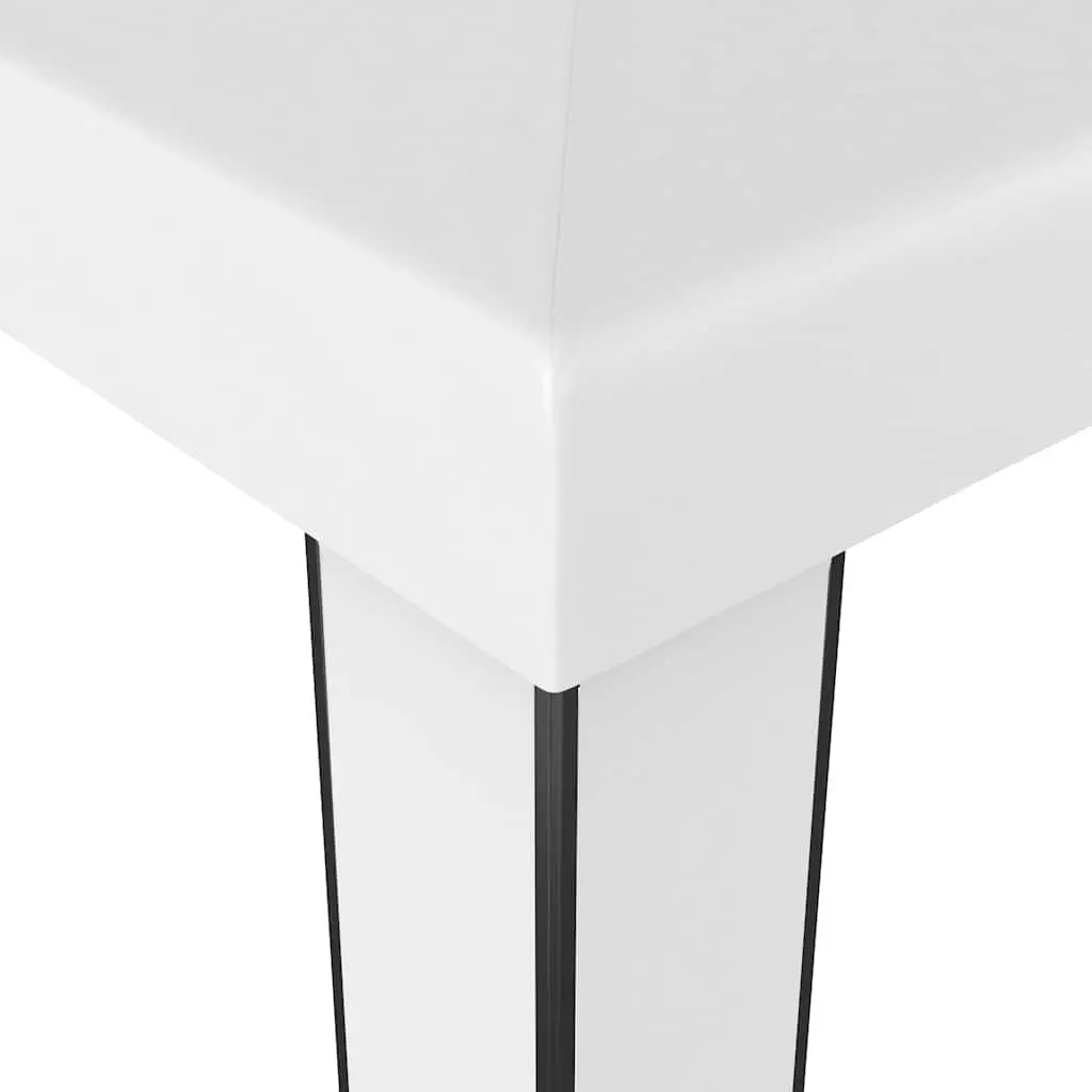 Gazebo Outdoor Garden Canopy Shelter 3x3 m White Double Roof
