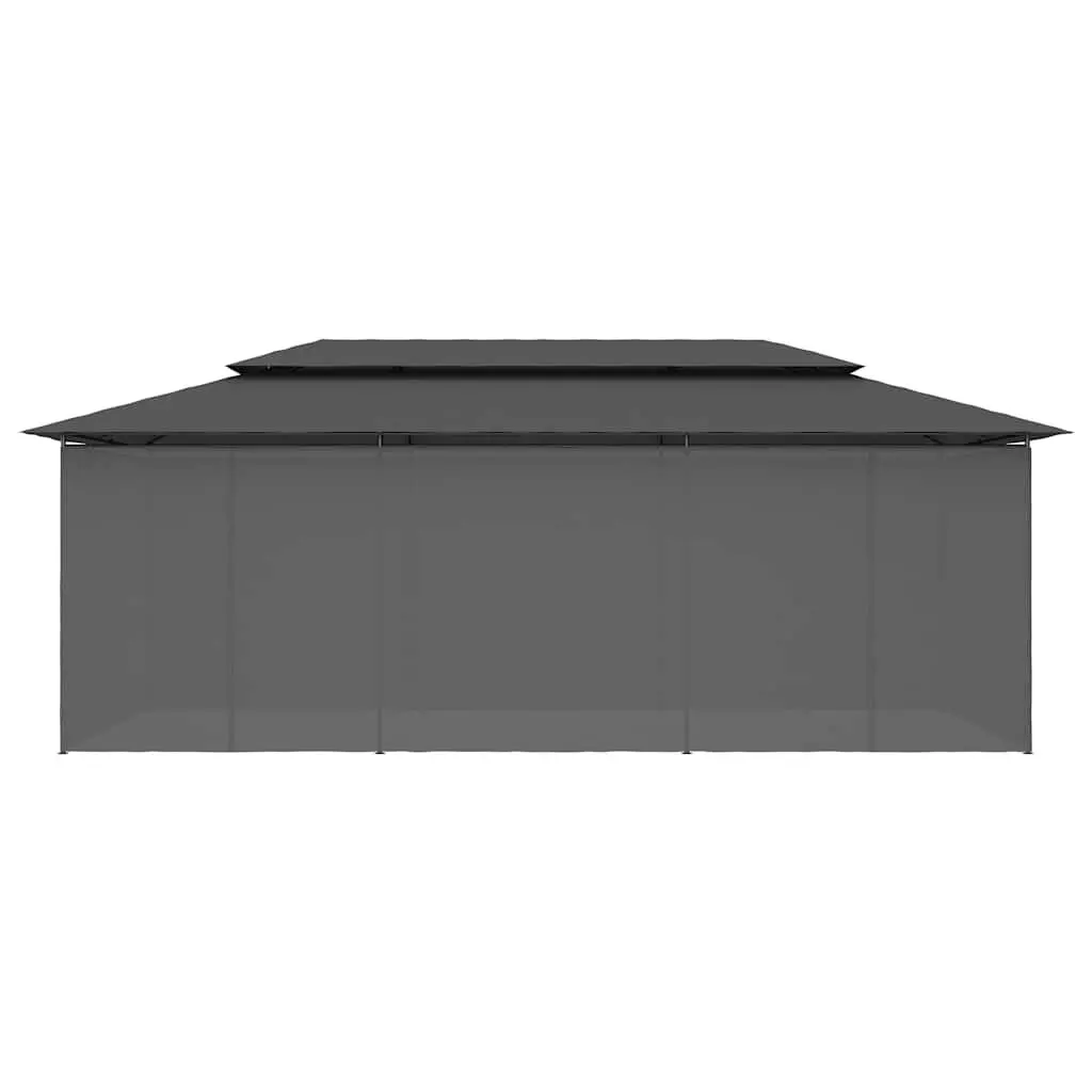 Gazebo Outdoor Canopy Party Tent Garden Shelter 600 x 298 x 270 cm Anthracite