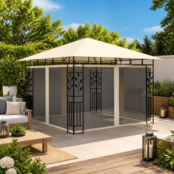 Reliable Outdoor Gazebo 3x3x2.73m with Insect Protection