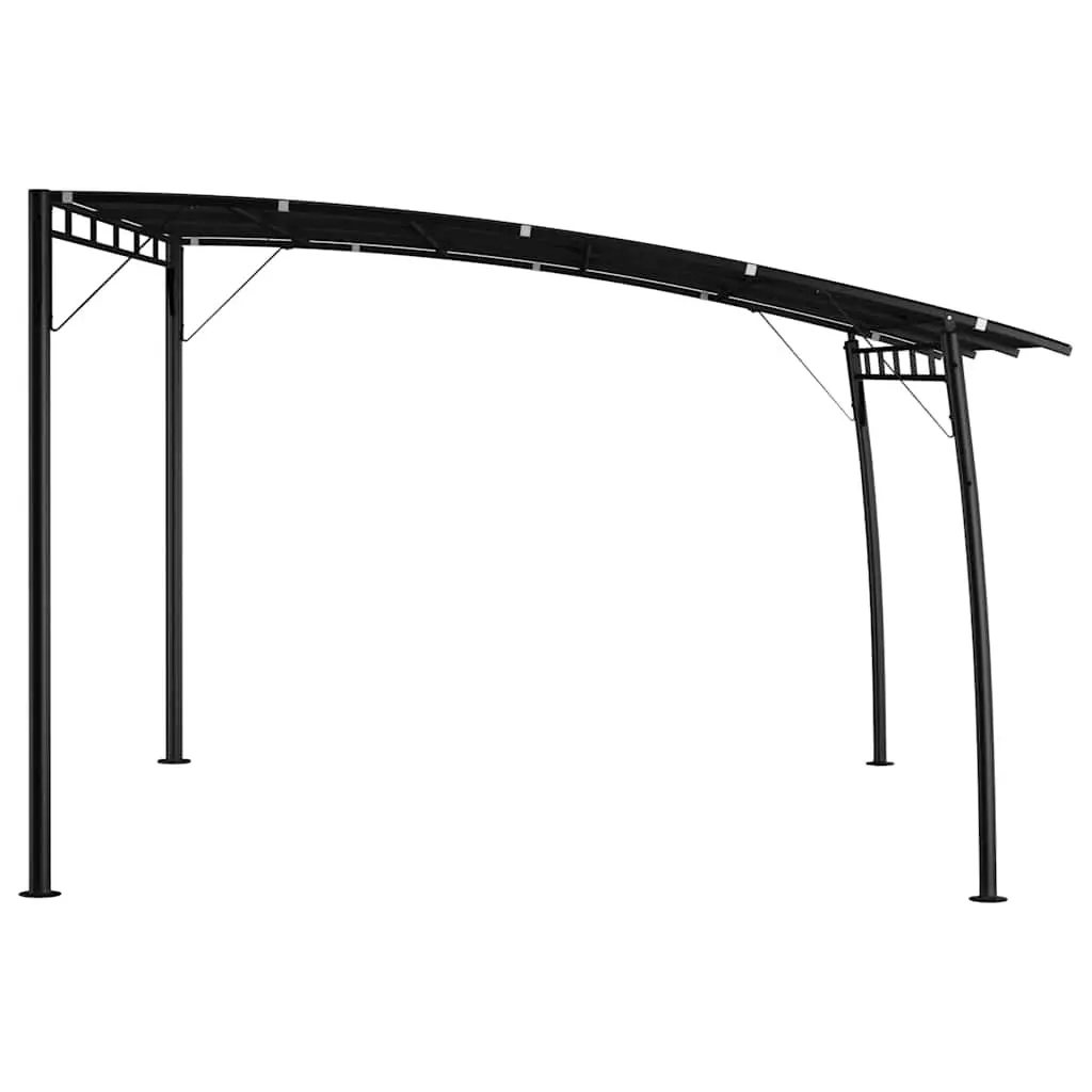 Outdoor Canopy Shelter Garden Shade Awning 4x3x2.55m Anthracite
