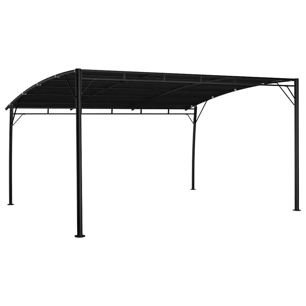 Outdoor Canopy Shelter Garden Shade Awning 4x3x2.55m Anthracite