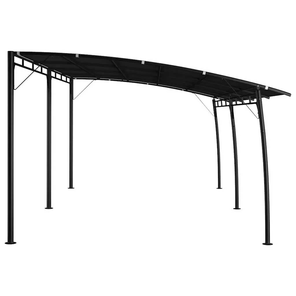 Garden Sunshade Awning Outdoor Canopy Shelter 6 x 3 x 2.55 m Anthracite