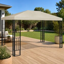 Warm and Reliable 3x4 m Cream Gazebo for All Events