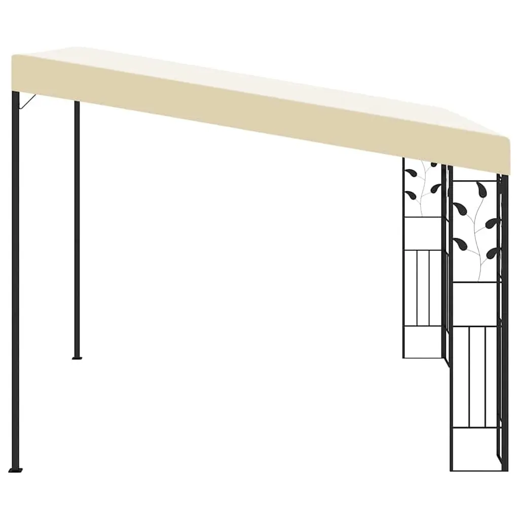 Wall-Mounted Gazebo 3x3x2.5m in Cream