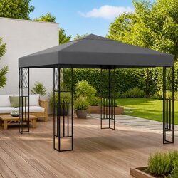 Reliable 3x3 m Gazebo with Ventilation and Style