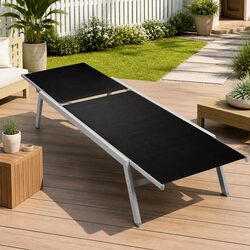 Black Sun Lounger: Practical Comfort for Your Outdoor Needs