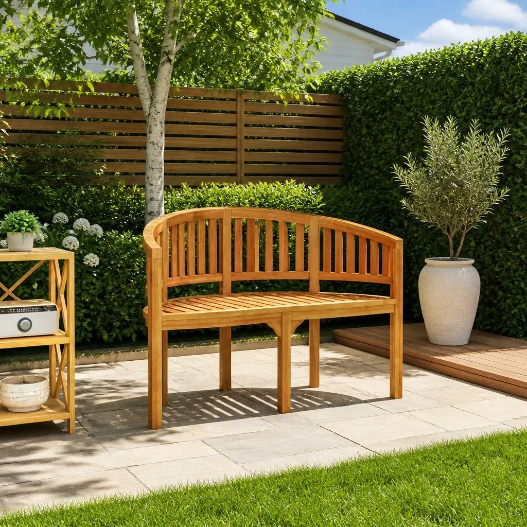 Banana Bench for Outdoor Comfort