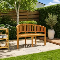 Durable and Stylish Banana Bench for Outdoor Comfort