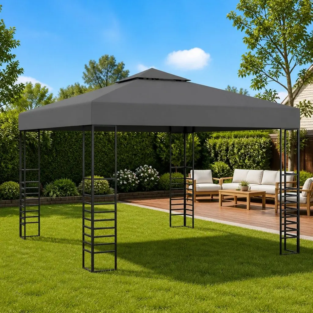 Garden Marquee Outdoor Canopy 3x3 m Anthracite