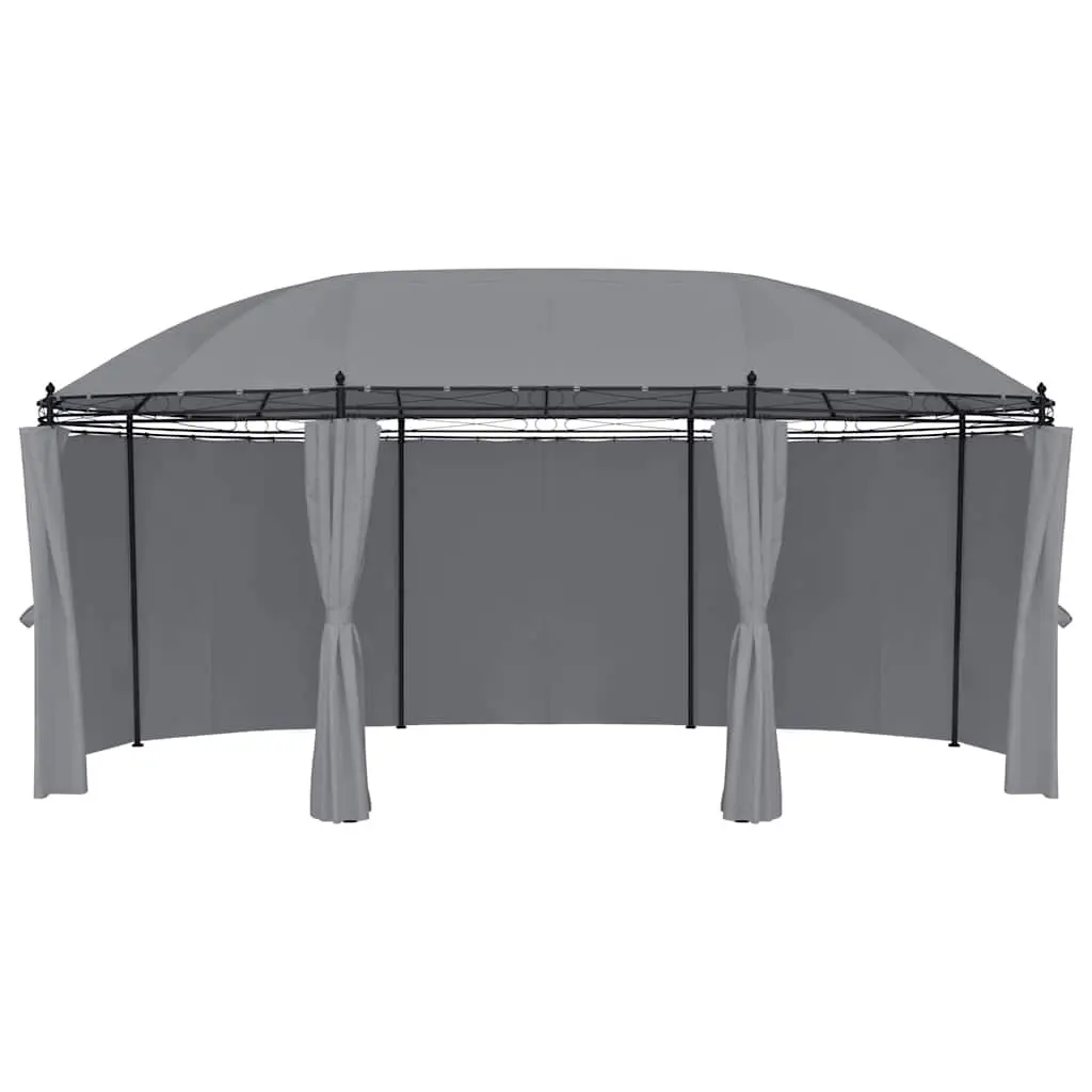 Gazebo Outdoor Garden Canopy Shelter 520x349x255 cm Anthracite
