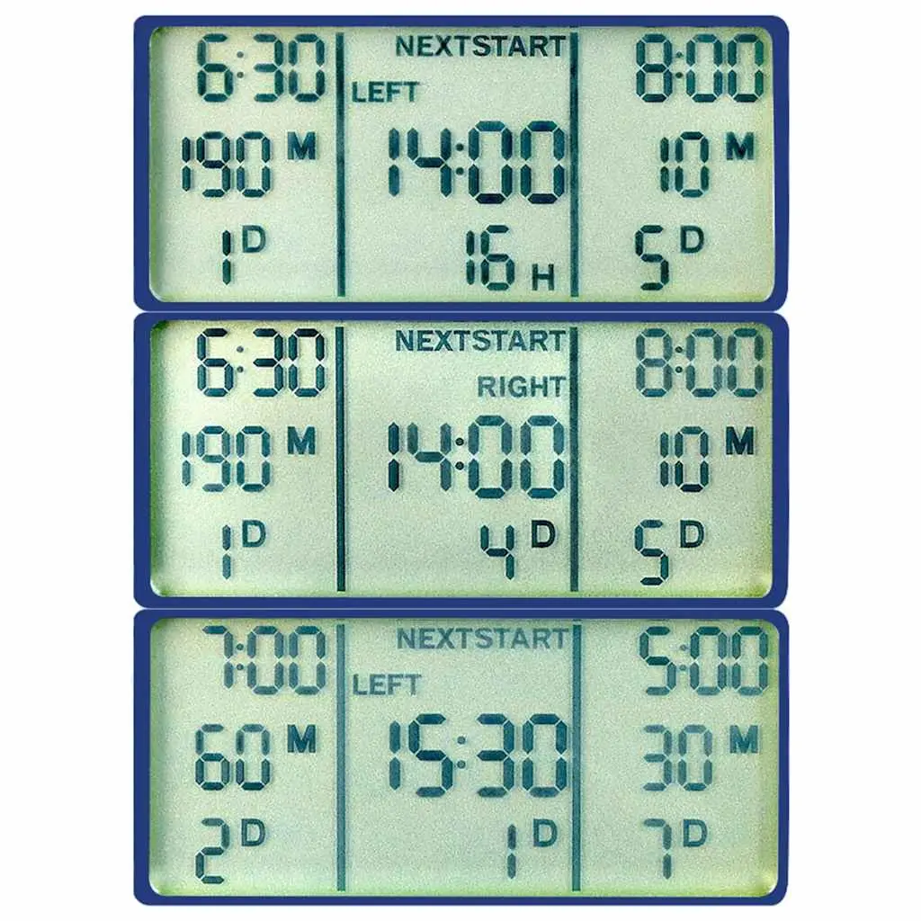 Digital Water Timer Automatic Sprinkler Controller Dual Outlet Multicolour