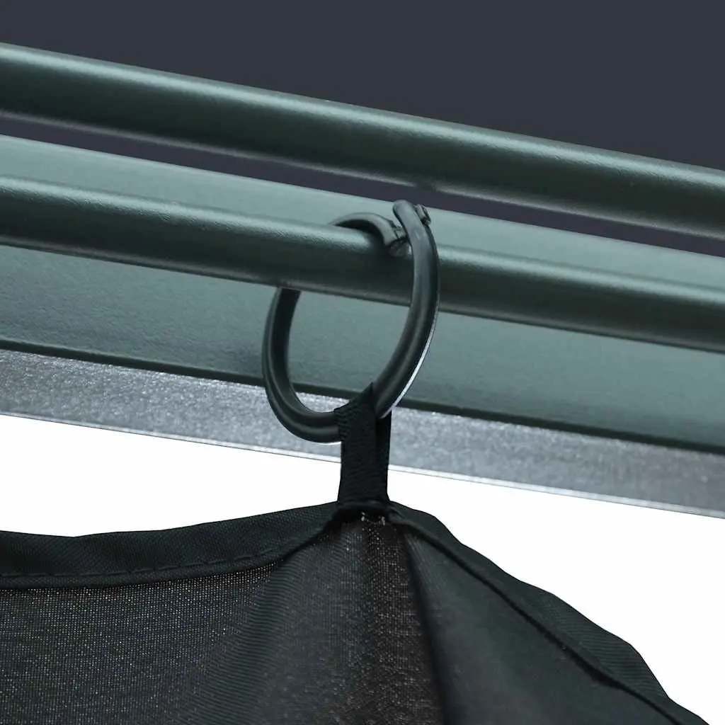 Gazebo Canopy Outdoor 300x300 cm with Curtain Sidewalls Anthracite