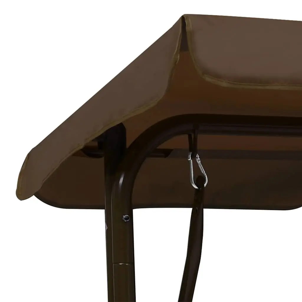 Kids Swing Bench Outdoor Seating 115 x 75 x 110 cm Brown