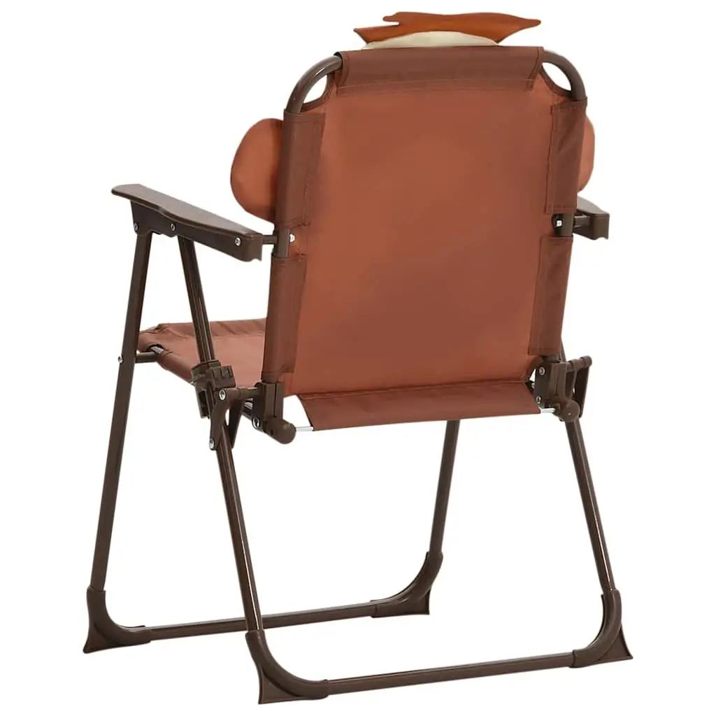 Kids Garden Bistro Set Outdoor Furniture Table Chairs Parasol Brown 3 Piece