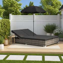 Comfortable and Reliable Outdoor Sun Lounger for 2