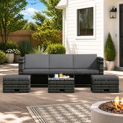 Reliable and Comfortable 4 Piece Garden Lounge Set