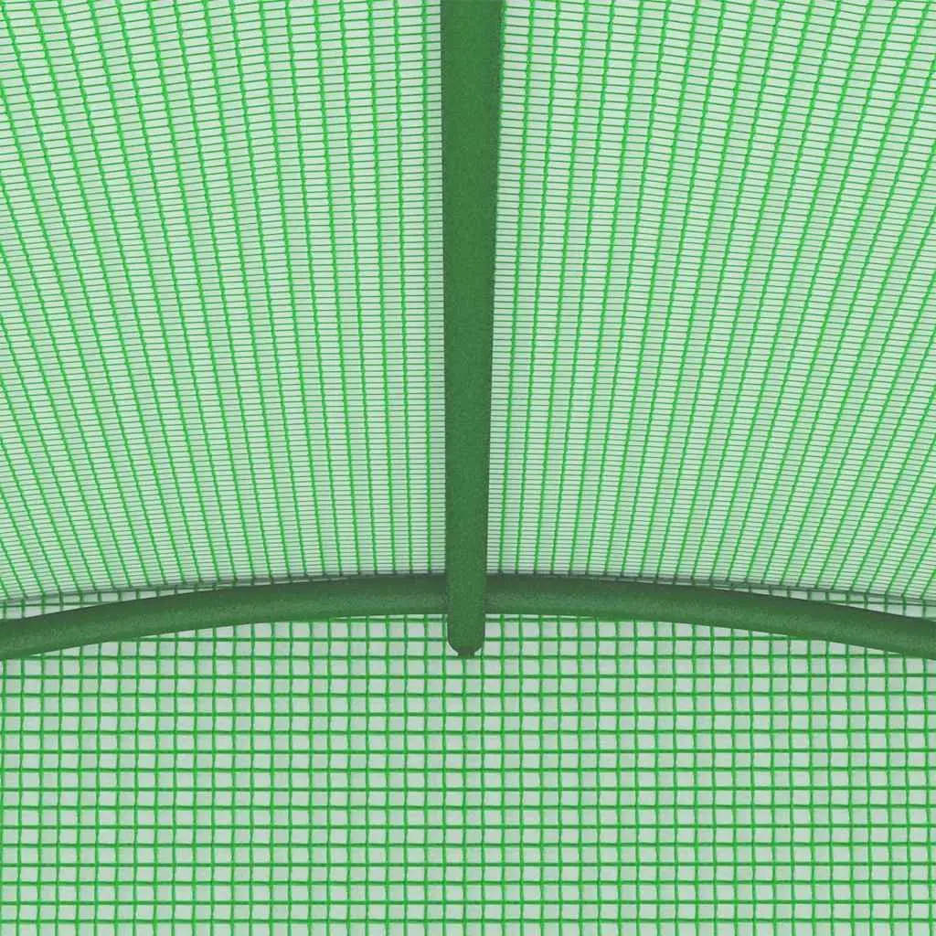 Greenhouse 9 m² Garden Plant House 4.5x2x2 m Green Ventilation Windows Door