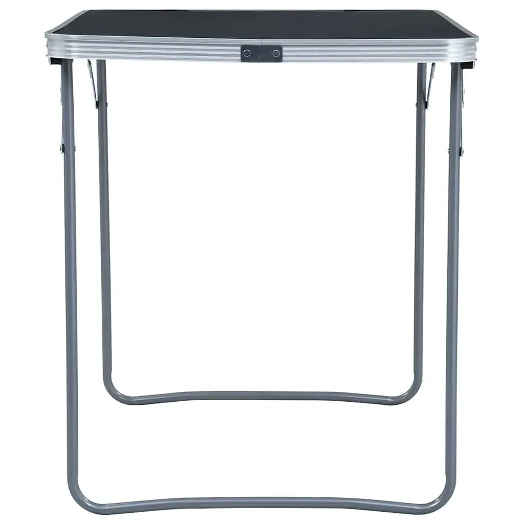 Foldable Camping Table Portable Outdoor 80x60cm Grey
