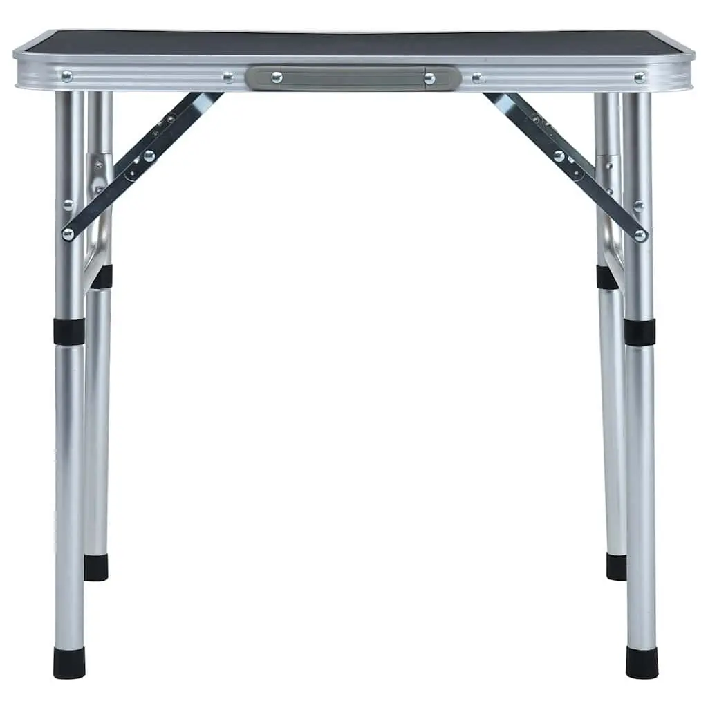 Folding Camping Table Lightweight Portable Outdoor Picnic BBQ Grey 60 x 45 cm