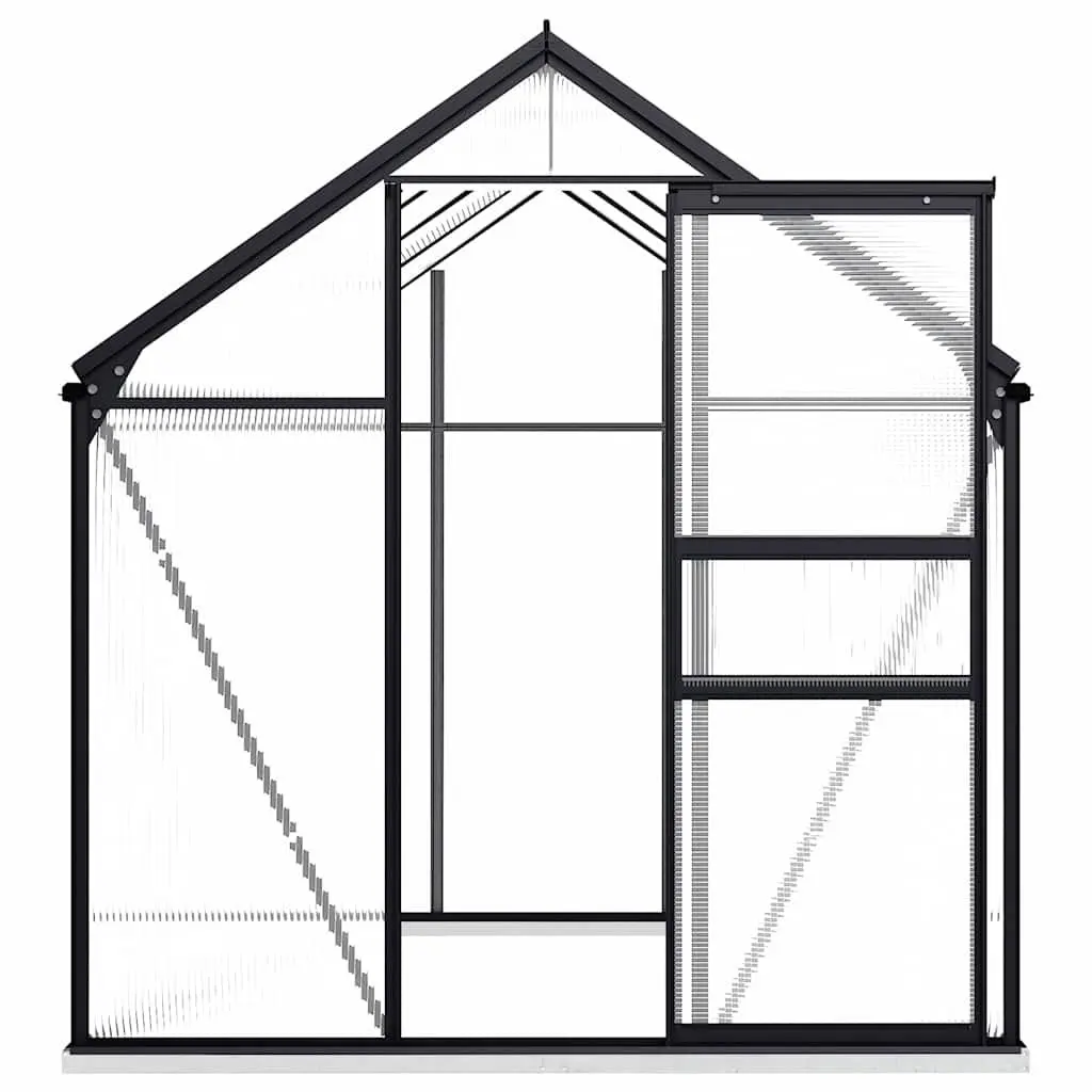 Greenhouse Anthracite Polycarbonate UV Resistant 4.75 m²