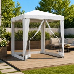 Reliable 2x2m Party Tent with Mesh Walls for Events