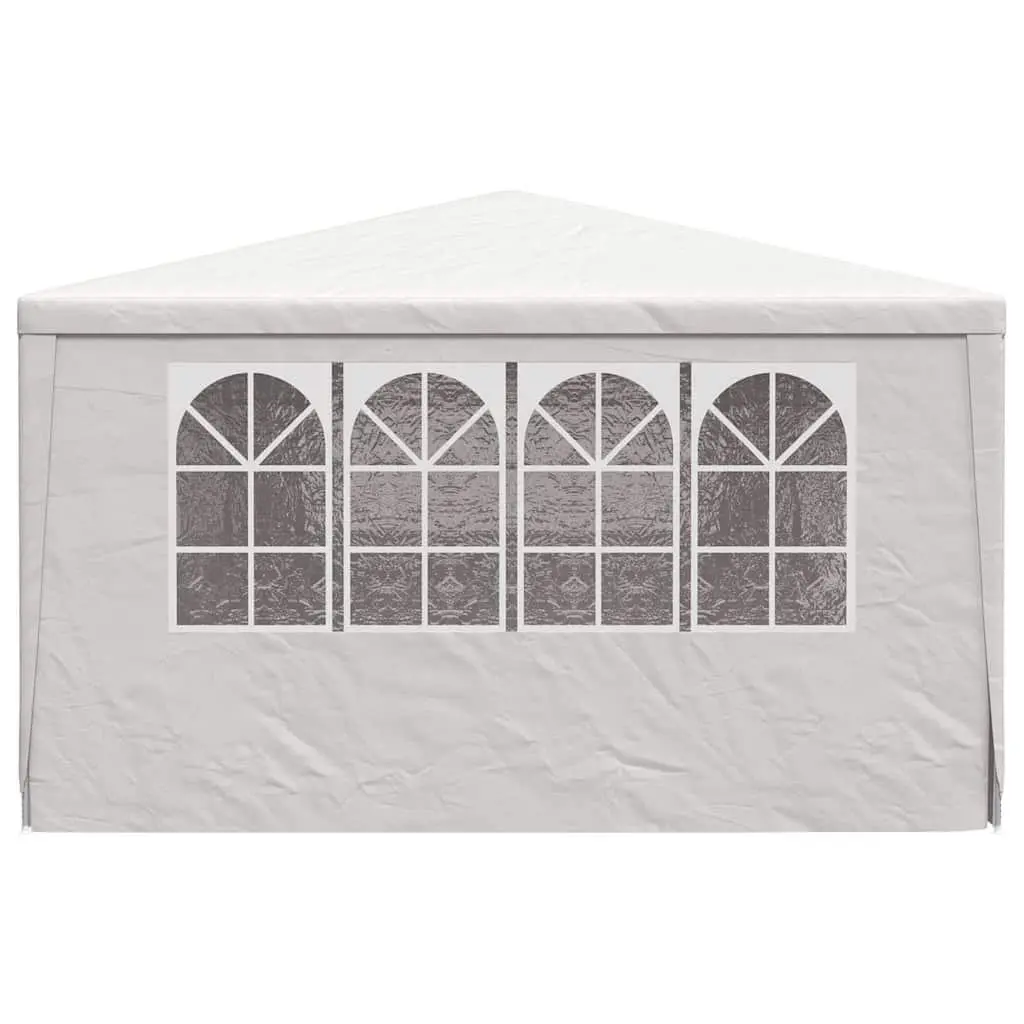 Party Tent Outdoor Canopy 4x9m White with Side Walls Windows Door