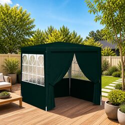 Reliable 2x2m Green Party Tent with Easy Setup