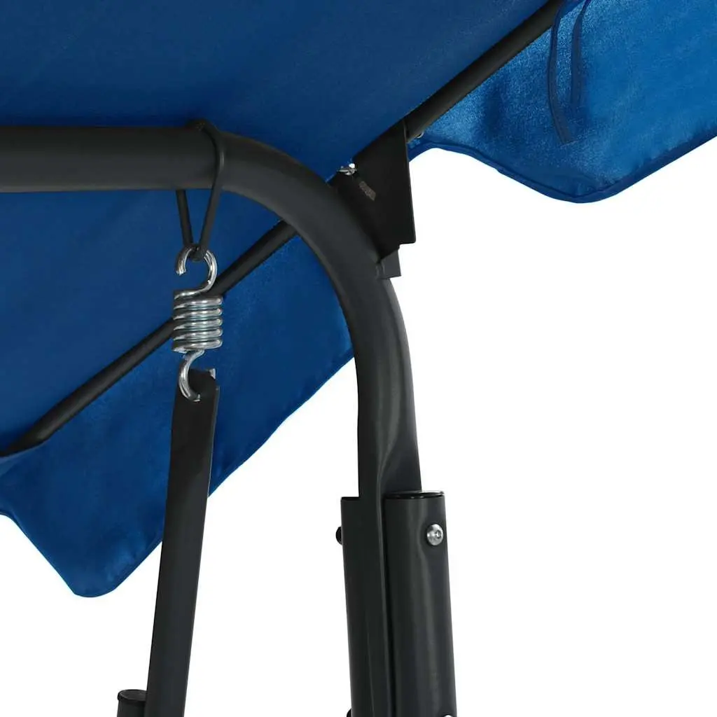 Garden Swing Bench Outdoor Seating 170 x 110 x 153 cm Blue