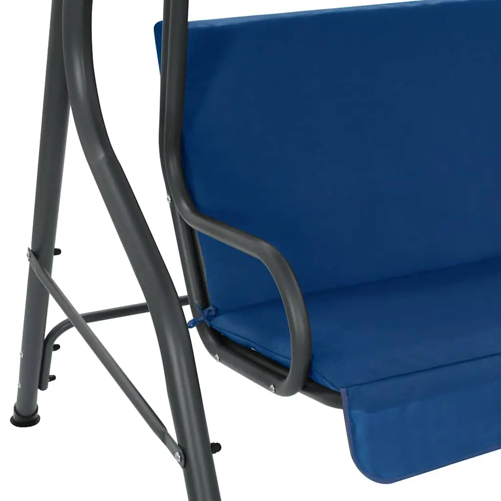 Garden Swing Bench Outdoor Seating 170 x 110 x 153 cm Blue
