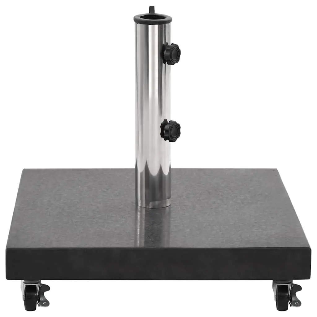 Granite Square Umbrella Base 30kg Weight Anchor Outdoor Parasol Stand Black
