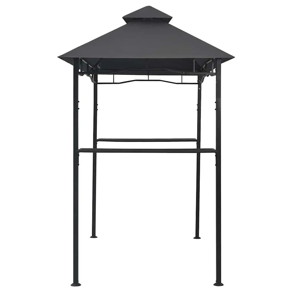 BBQ Gazebo Outdoor Garden Canopy 240x150x255 cm Anthracite Steel Frame