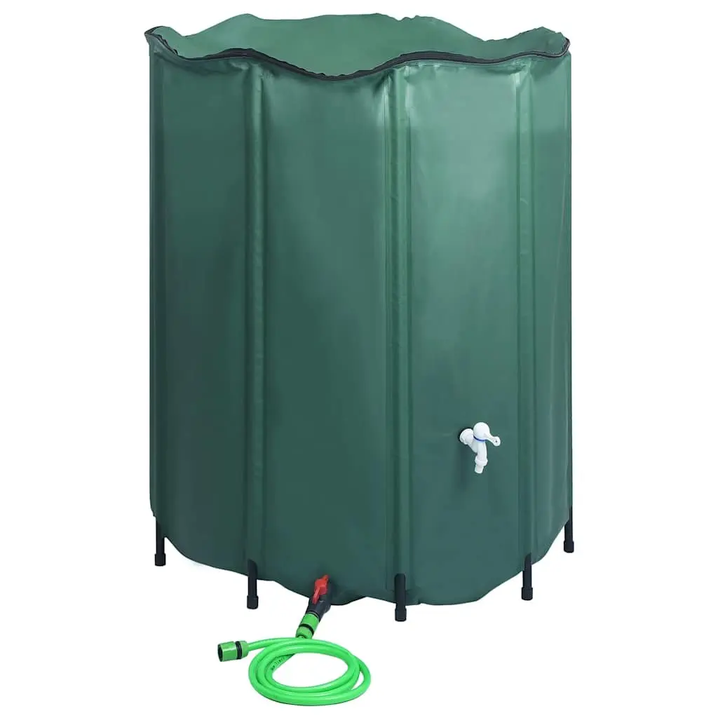 Collapsible Rain Water Tank 1000L Garden Watering Storage Barrel Green