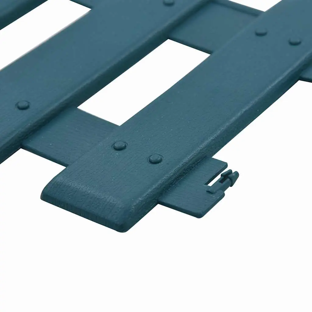 Lawn Edging Borders Green Outdoor Fence 10m 25 Pieces