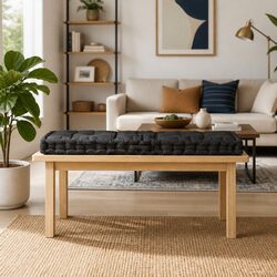 Reliable Black Cotton Pallet Cushion: Comfort and Value