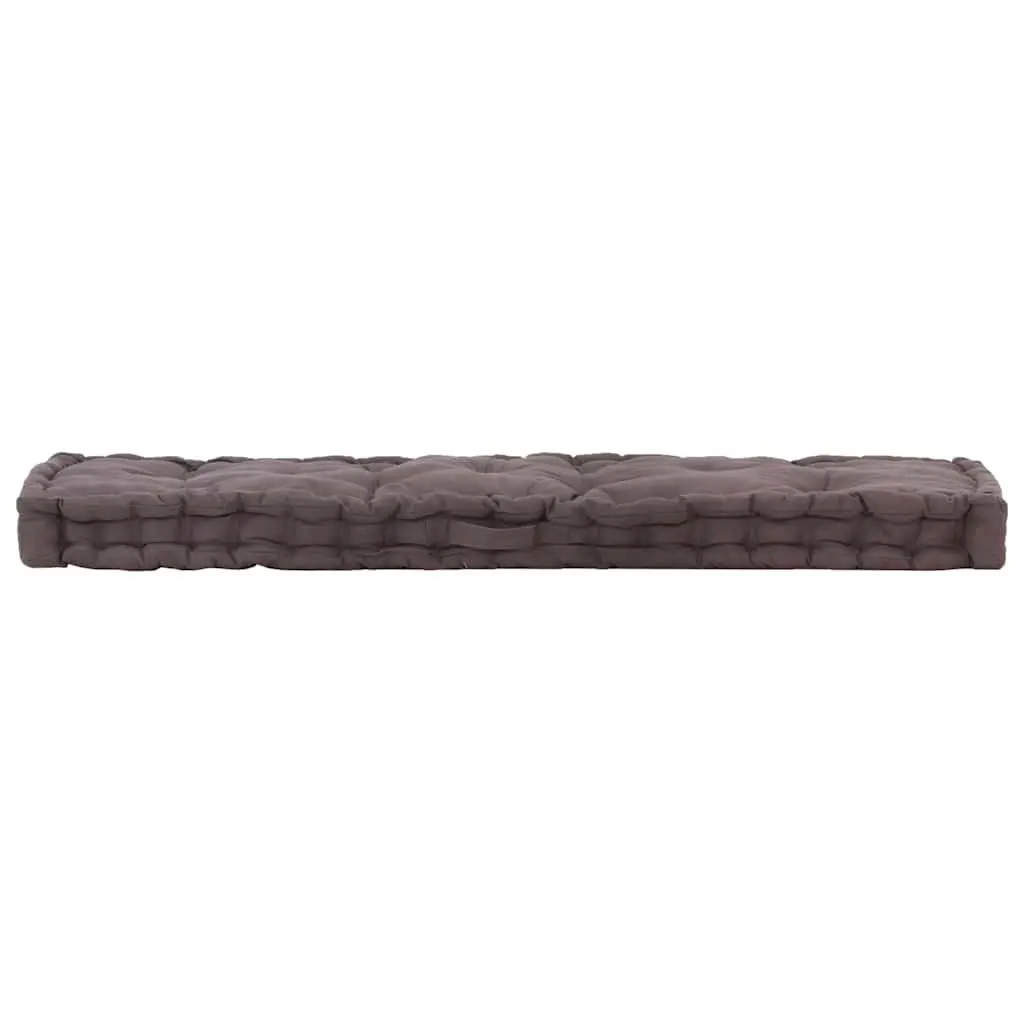 Pallet Floor Cushion Outdoor Indoor Seat Pad Anthracite 120 x 40 x 7 cm