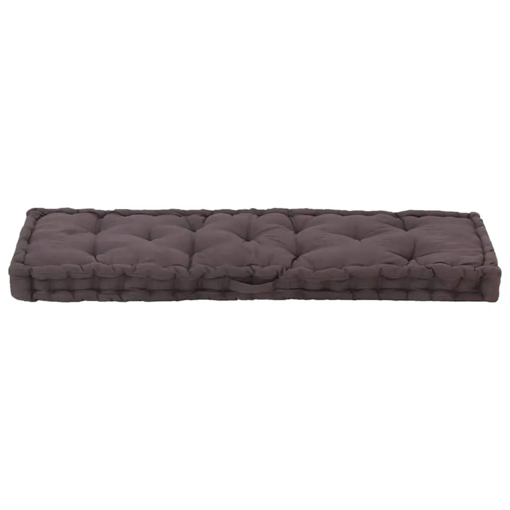 Pallet Floor Cushion Outdoor Indoor Seat Pad Anthracite 120 x 40 x 7 cm