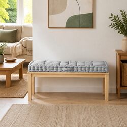 Grey Cotton Pallet Floor Cushion for Comfort and Value