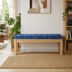 Reliable Comfort: Light Blue Pallet Cushion for Any Setting