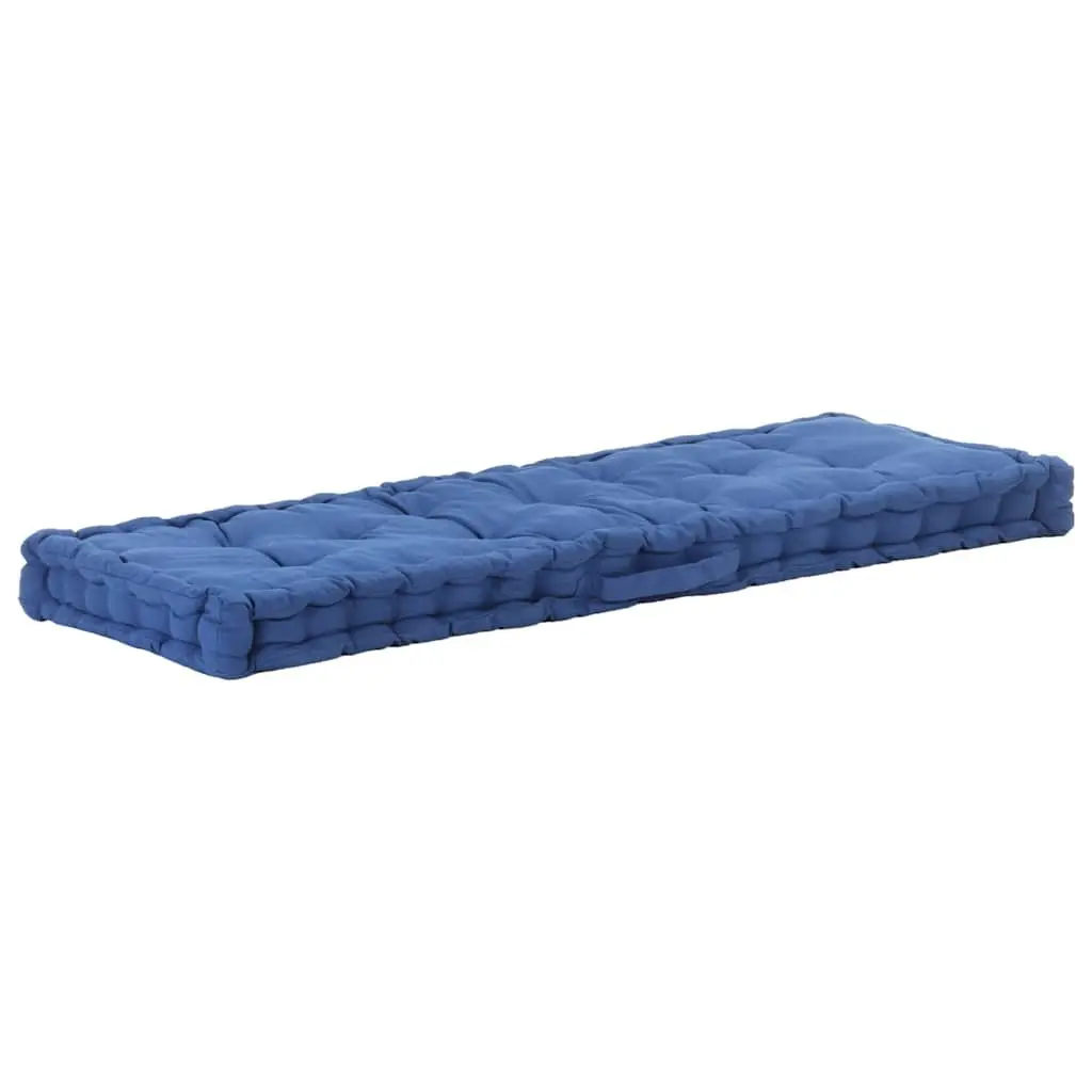 Pallet Cushion Outdoor Garden Bench Pad 120x40x7cm Light Blue