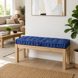 Relaxing Blue Garden Sofa Pad Lounger 120x80x10cm