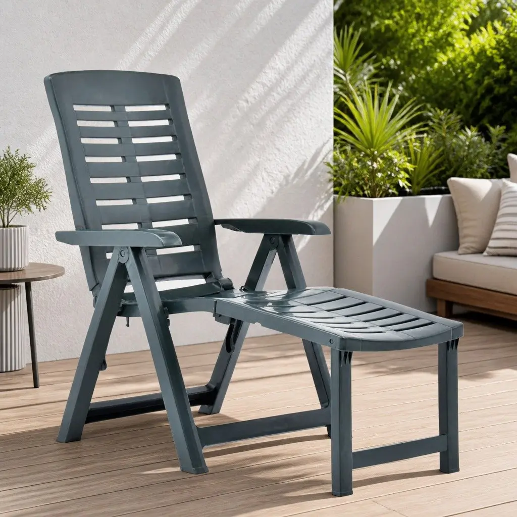 Folding Sun Lounger for Outdoor Relaxation