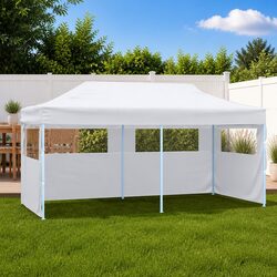 Reliable 3x6m Folding Tent with Removable Walls