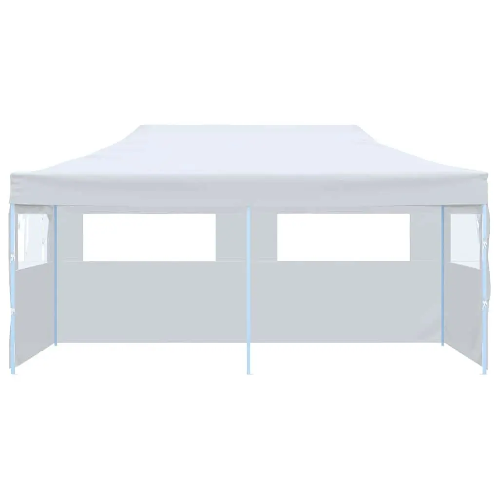 Folding Party Tent Outdoor Canopy 3x6m White with Removable Sidewalls