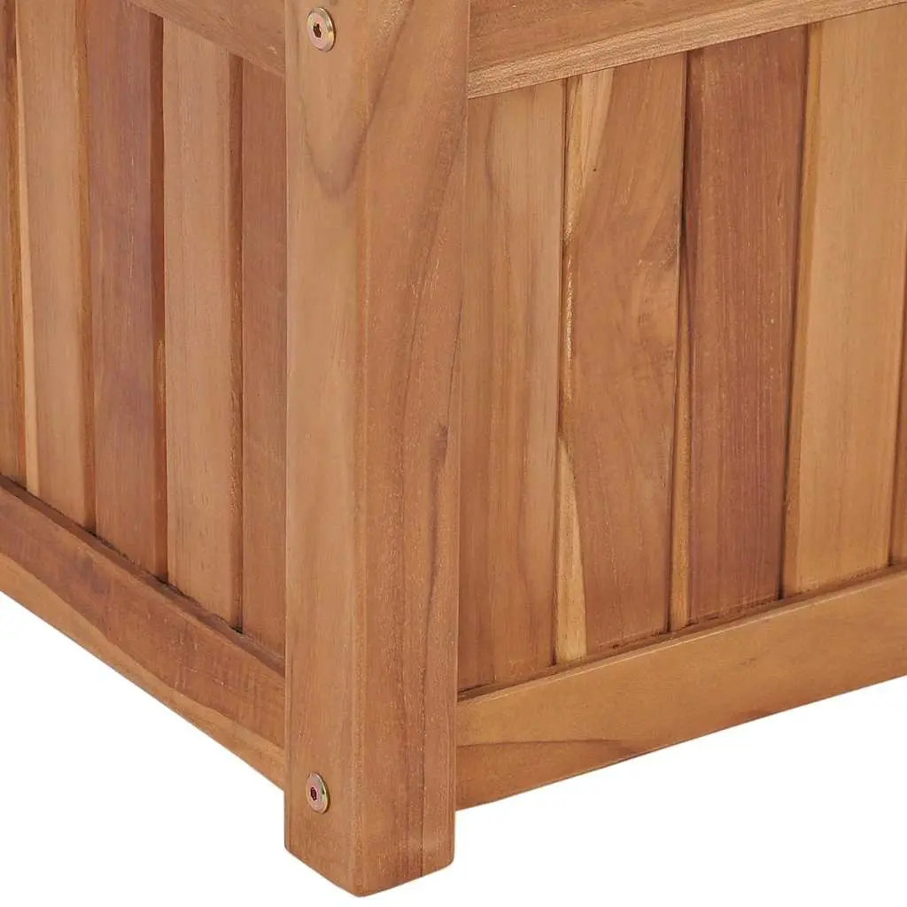 Raised Garden Bed Planter Outdoor Wooden Box 30x30x30 cm Brown