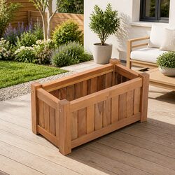 Solid Teak Raised Garden Bed: Quality and Practicality